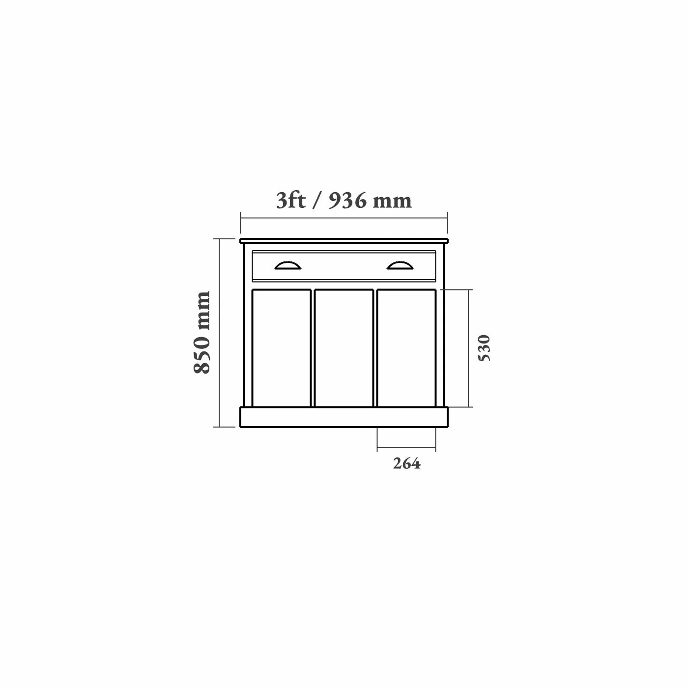 Sussex Welly Storage Sideboard
