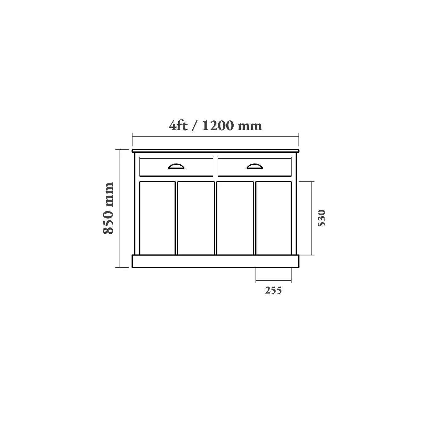 Sussex Welly Storage Sideboard