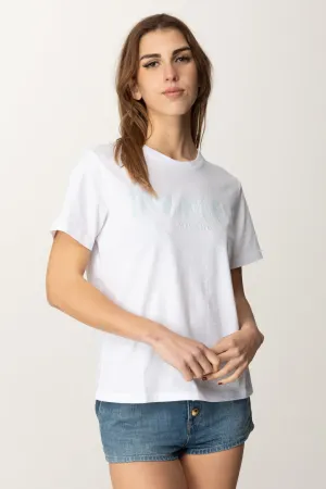 T-shirt con Logo Ricamo