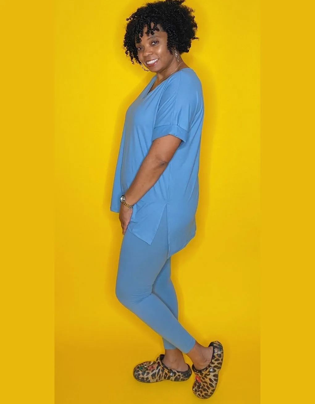 The Weekend Set Curvy Blue Grey