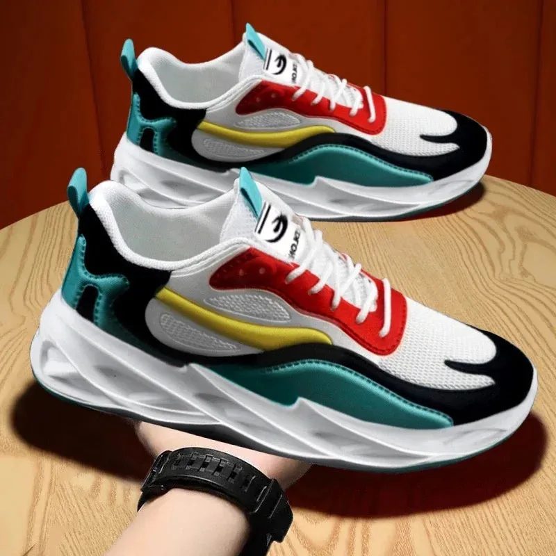 Trendy Men's Cushion Running Sneakers