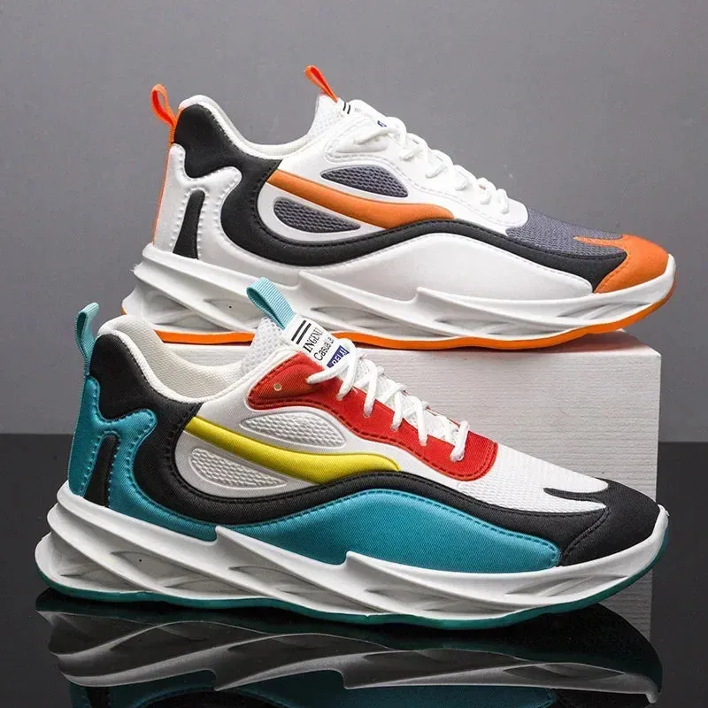 Trendy Men's Cushion Running Sneakers