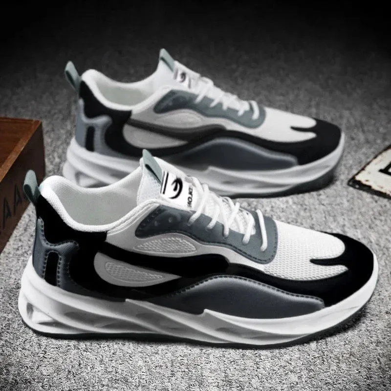 Trendy Men's Cushion Running Sneakers