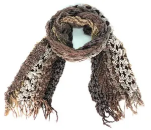 Treska | Ruched  Scarf Brown