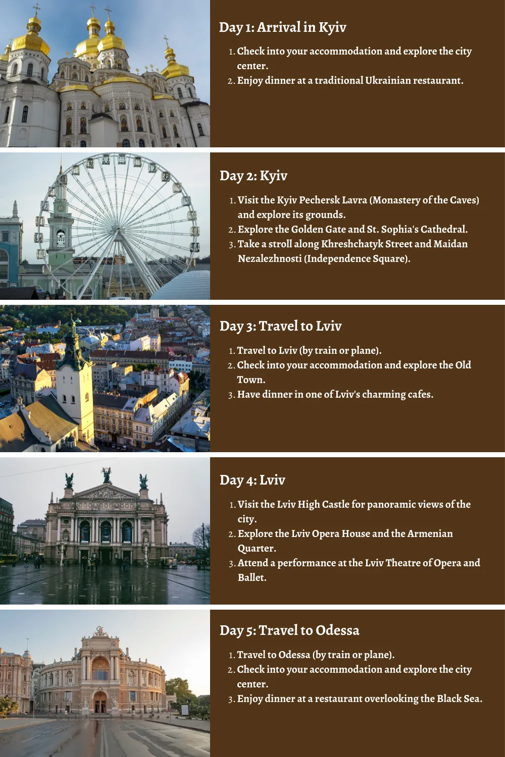 Ukraine Unveiled - From Historic Kiev to Scenic Countryside: A Comprehensive 10-Day Guide