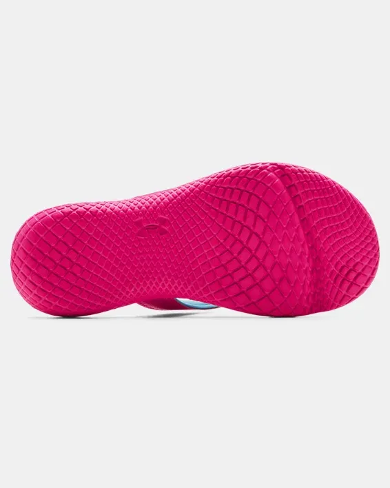 Under Armour Girls' UA Marbella VII Graphic Footbed Sandals