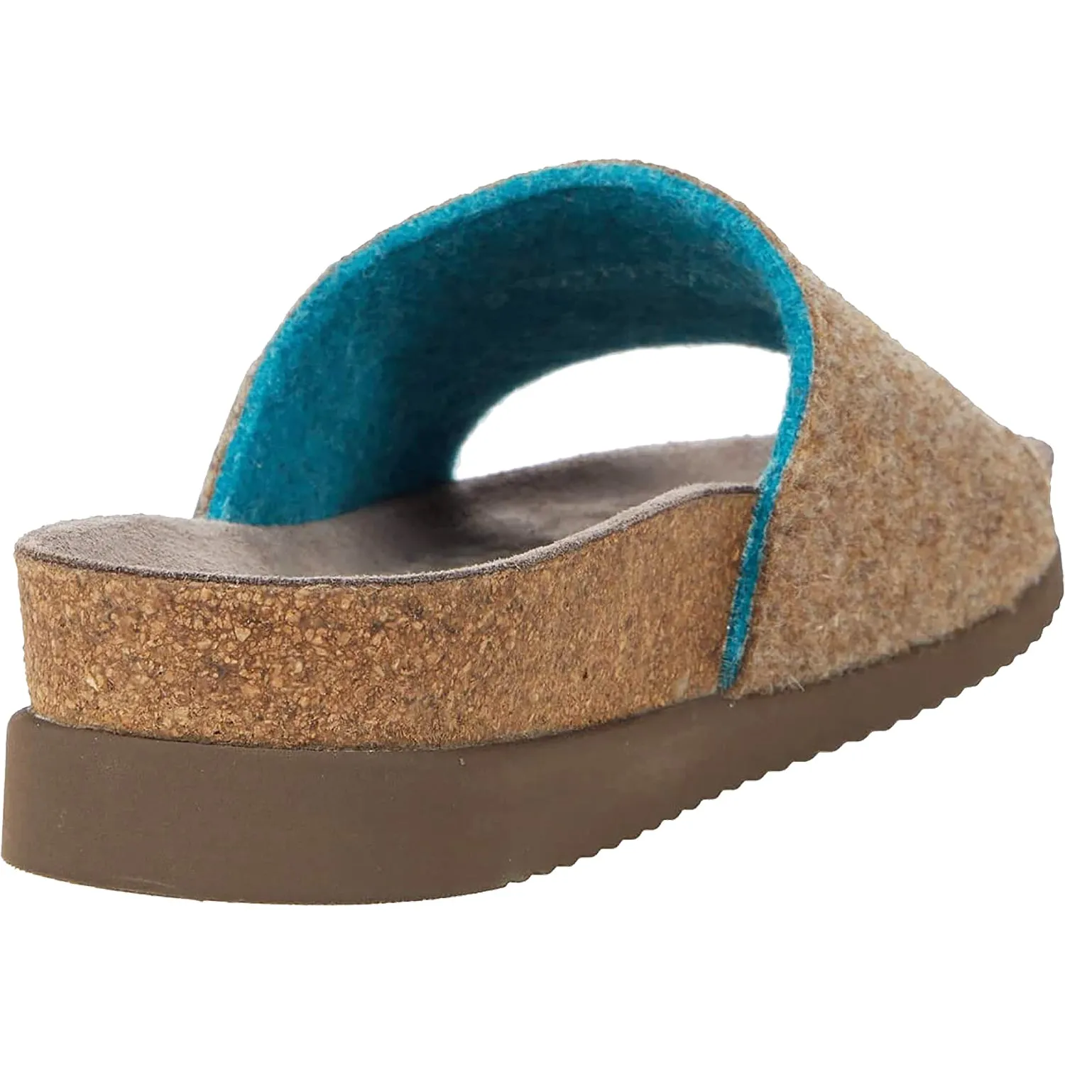 Women's Mephisto Hanik Sweety Taupe/Turquoise Felt