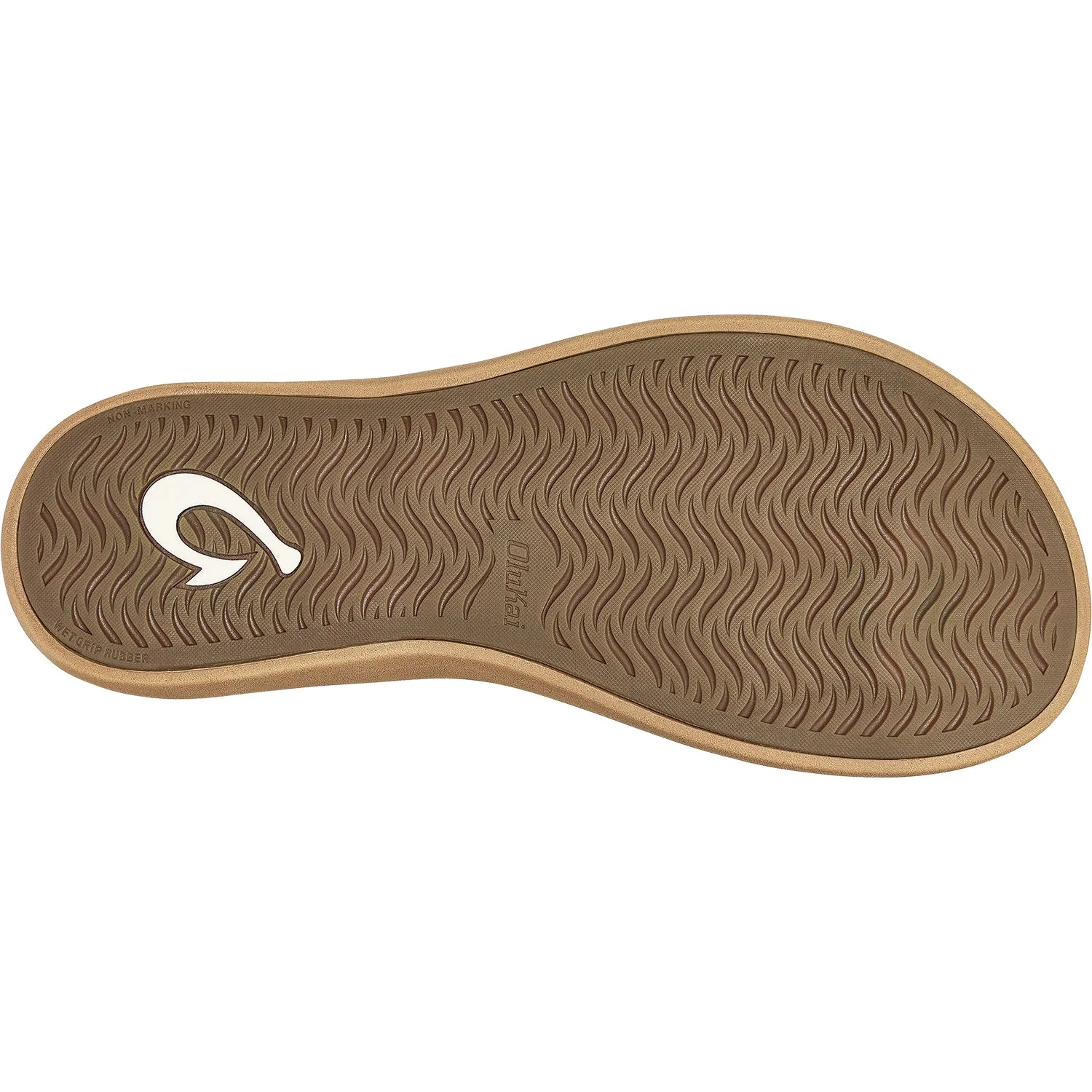 Women's OluKai Kapehe Luana Golden Harvest/Golden Sand Leather