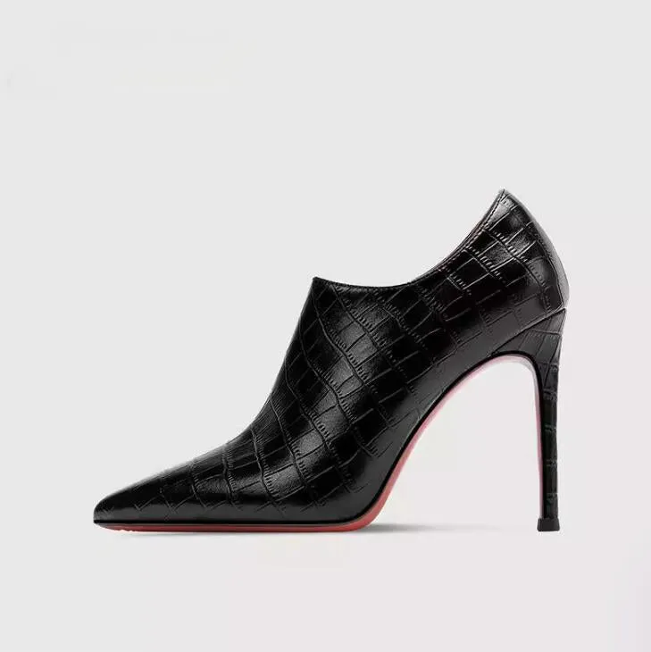 Women's Small Size High Heel Booties TS243